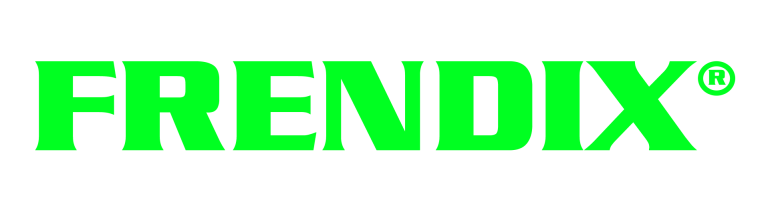 Et limegrønt logo der siger Frendix.